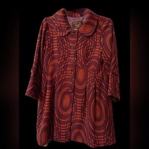 Purple and peach women's top/ jacket